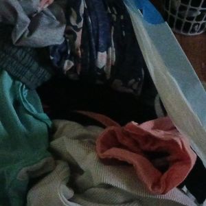 A whole bag of clothes